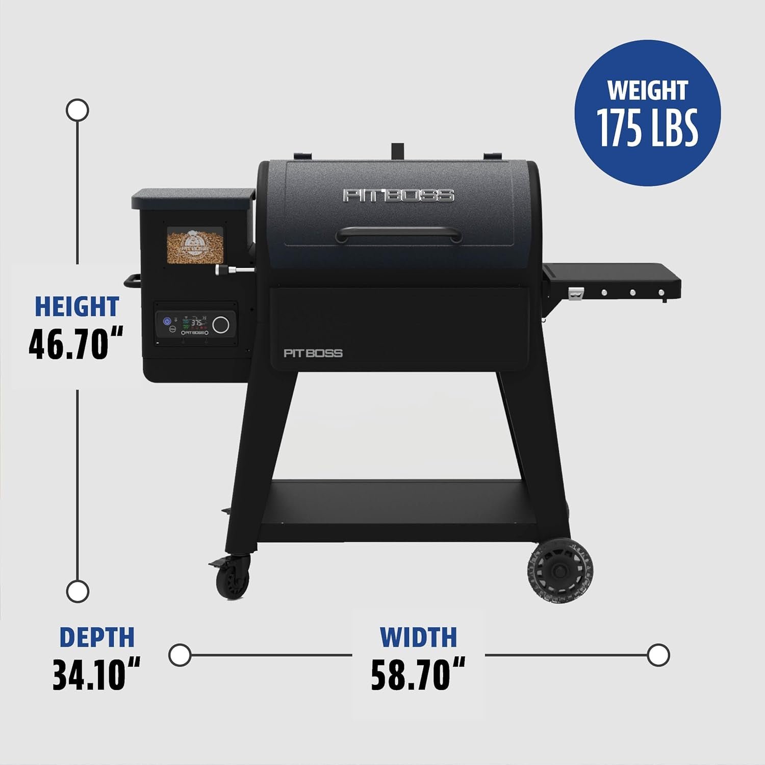 Pit Boss 850 Navigator Series Wood Pellet Grill & Smoker – 932 Sq In with WiFi/Bluetooth & Flame Broiler – 11111 - Image 12