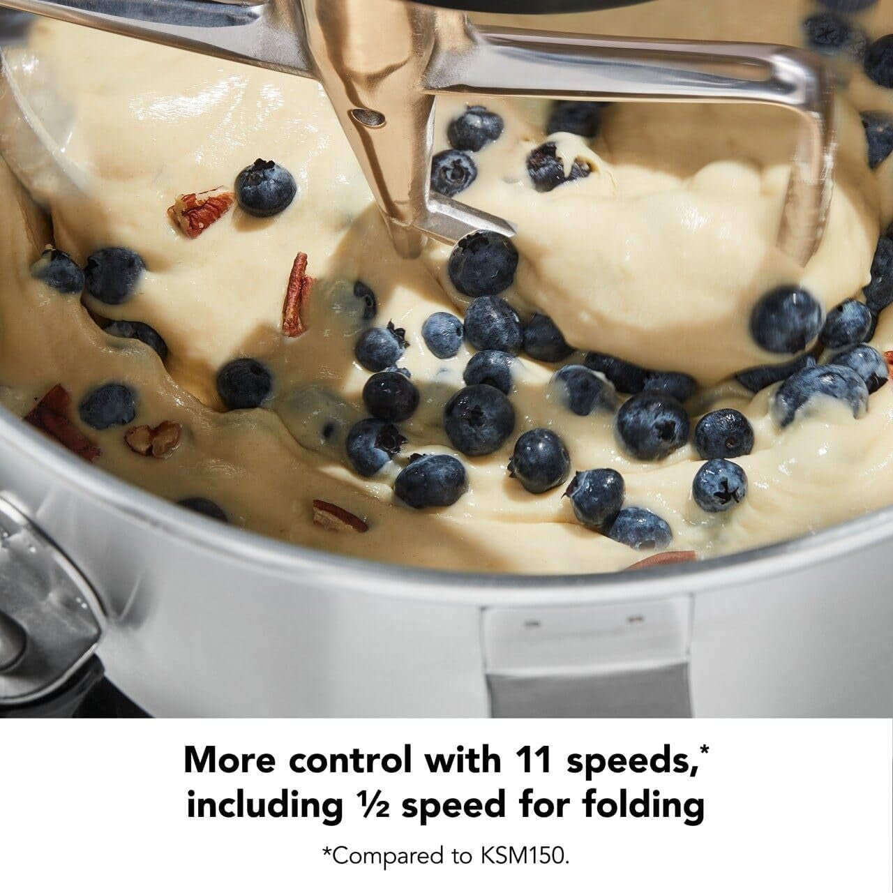 KitchenAid 7 Quart Bowl-Lift Stand Mixer – 500W with 11 Speeds & Double Flex Edge Beater – KSM70SKXXMH - Image 5
