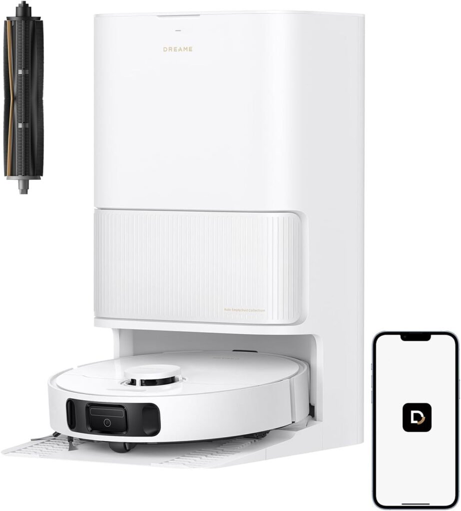 dreame L40s Ultra CE Robot Vacuum and Mop – 13,000Pa Vormax Suction with Auto-Empty PowerDock & TriCut Brush – RLD52SE