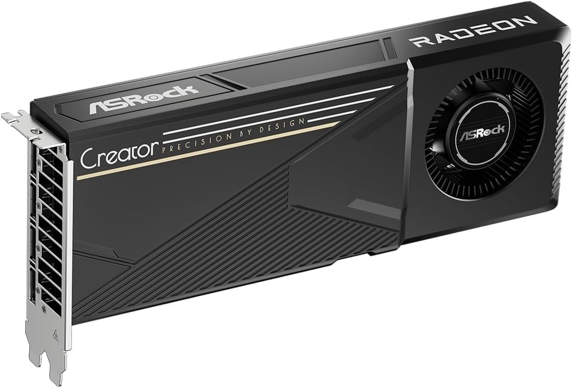ASRock Radeon AI PRO R9700 Creator 32GB Graphics Card – 32GB GDDR6 with RDNA 4 Architecture & Blower Cooling – R9700 CT 32G - Image 2
