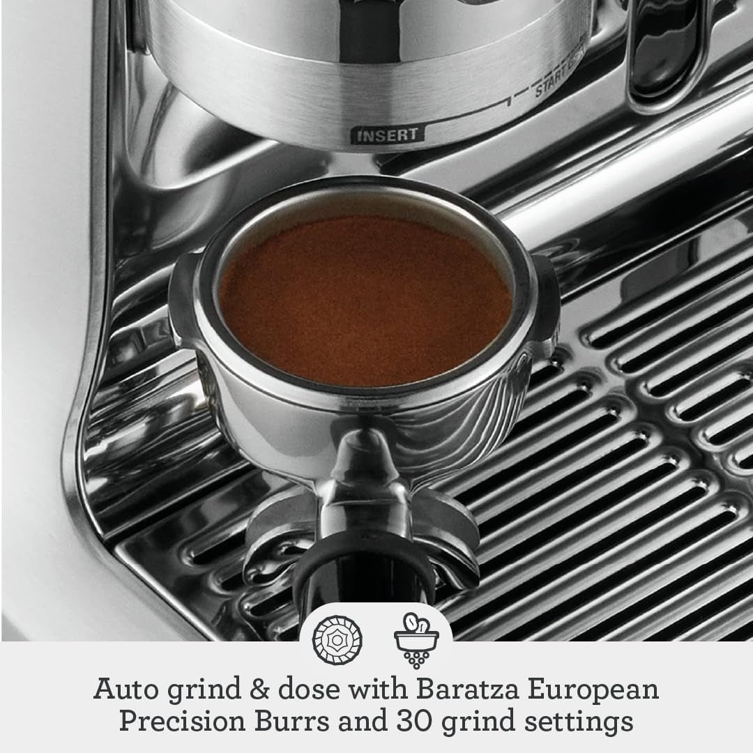 Breville Barista Pro Espresso Machine – Built-in Grinder with ThermoJet Heating & LCD Display – BES878BSS1BUS1 - Image 4