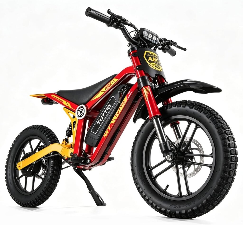 TUTTIO ARC-I Kids Electric Dirt Bike – 750W Motor with 36V 13Ah Battery for Ages 5-8 – ARC-I