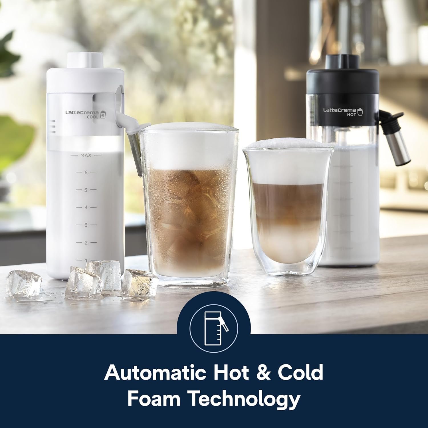 De’Longhi Eletta Explore Espresso Machine – 50+ One-Touch Recipes with Cold Brew & LatteCrema Systems – ECAM45086S - Image 4