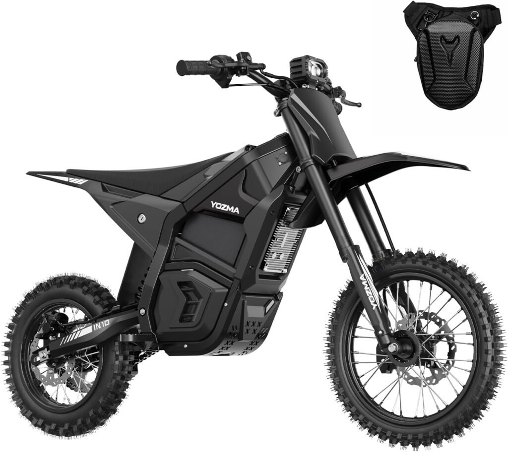 Yozma IN10 Electric Dirt Bike – 2600W Peak Motor with 48V 23Ah Battery & 40 MPH Top Speed – IN10