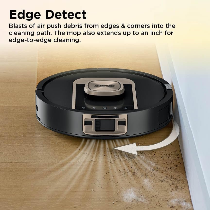 Shark PowerDetect ThermaCharged NeverTouch Pro Robot Vacuum & Mop – Heated Mop Cleaning Base with 185°F Wash & 175°F Dry – RV2920XE (Black) - Image 8