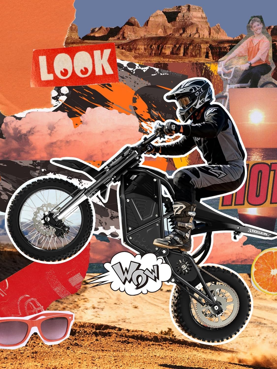 Ligood Nova Mini Electric Dirt Bike – 3500W Peak Motor with 48V 23Ah Battery & 46 MPH – Nova Mini - Image 2