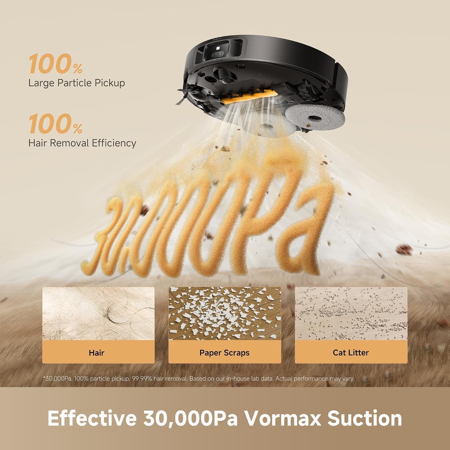 Dreame L60 Ultra PE Robot Vacuum and Mop – 30000Pa Suction with ThermoHub Self-Cleaning & 220+ Object Recognition – RLL88HE - Image 3