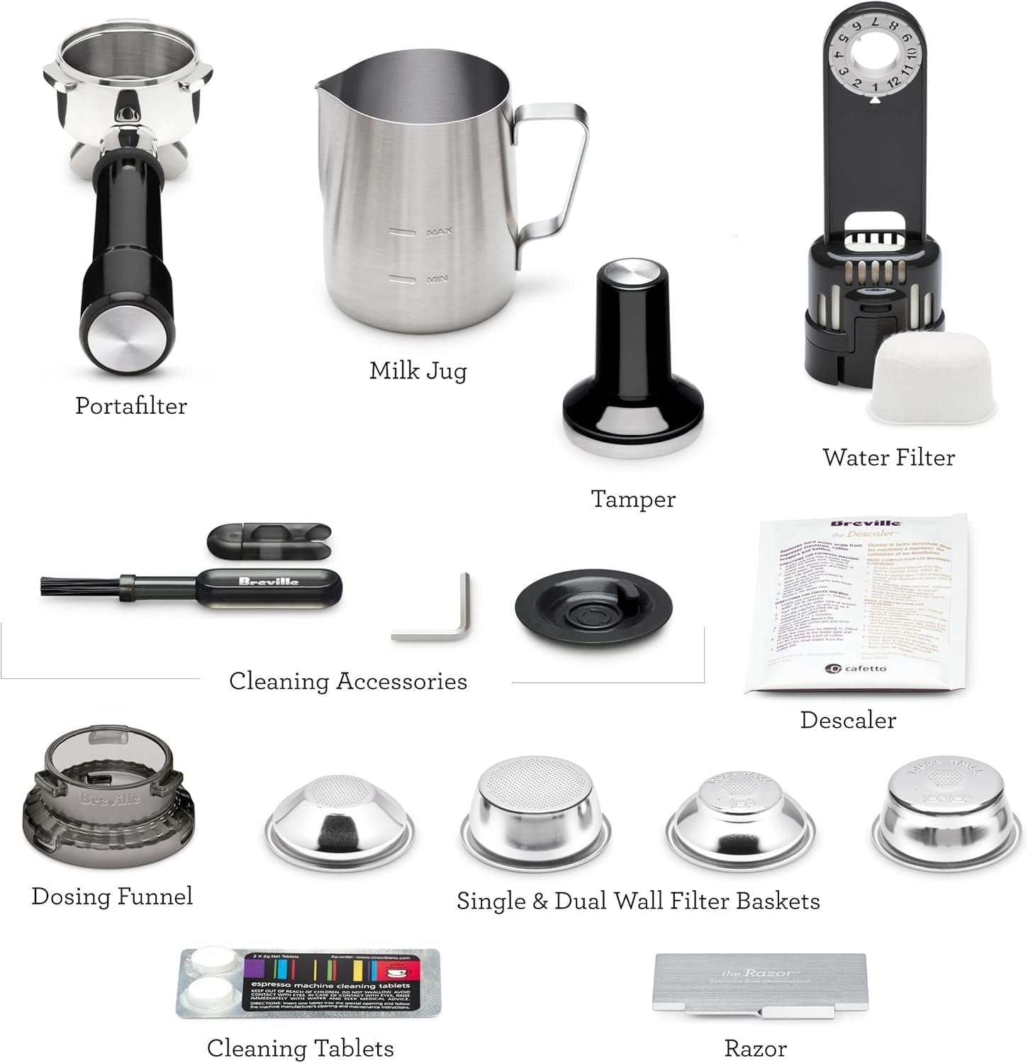 Breville Barista Pro Espresso Machine – Built-in Grinder with ThermoJet Heating & LCD Display – BES878BSS1BUS1 - Image 10