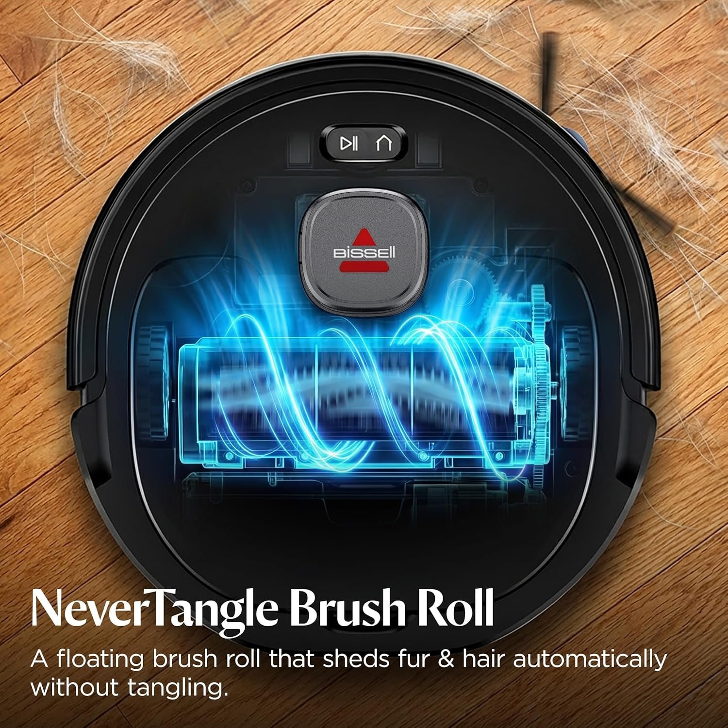 Bissell FlexClean Robot Vacuum & Mop – 6,000Pa Suction with NeverTangle Brush Roll & Self-Empty Base – 4270 (Black) - Image 3