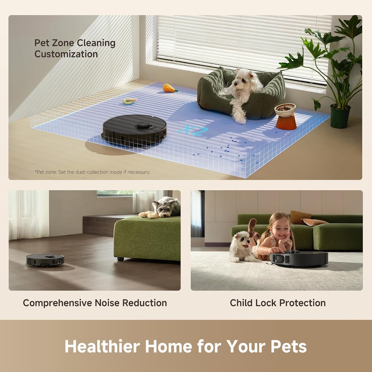 dreame L40 Ultra Gen 2 Robot Vacuum and Mop – 25,000Pa Suction with Auto-Empty PowerDock & Extendable Side Brush – RLL53SE - Image 8