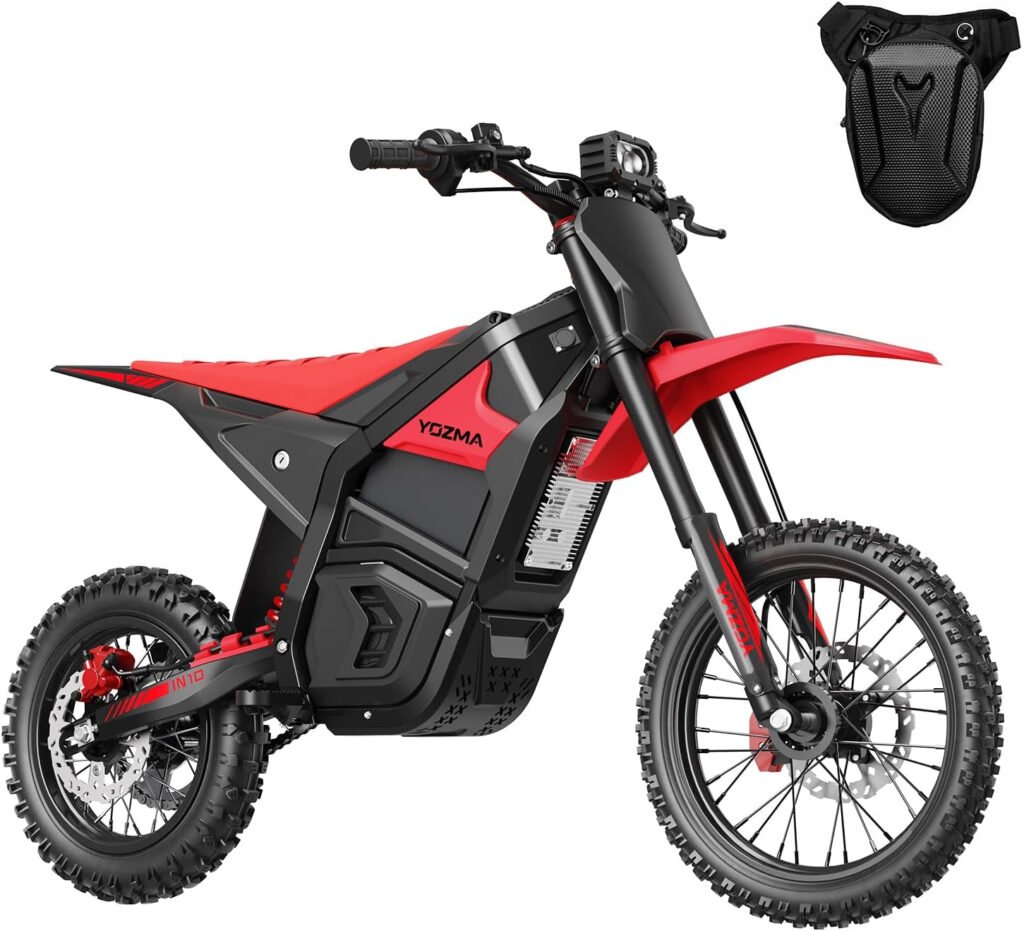 Yozma IN10 Electric Dirt Bike – 2600W Peak Motor with 48V 23.4Ah Battery & 40 MPH – IN10