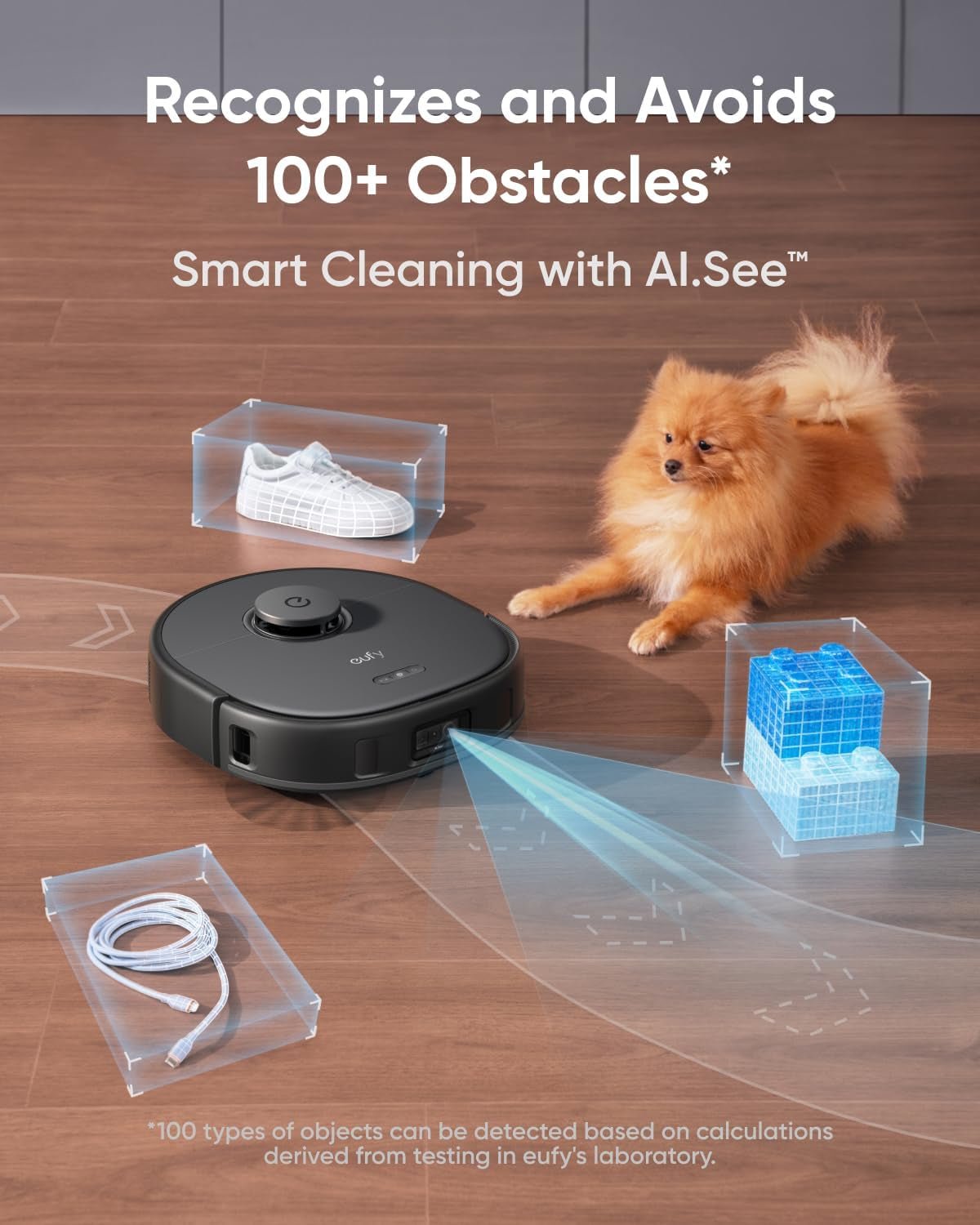 eufy X10 Pro Omni Robot Vacuum and Mop Combo – 8,000Pa Suction with Auto Mop Washing & Self-Emptying Station – T2351 (Black) - Image 4