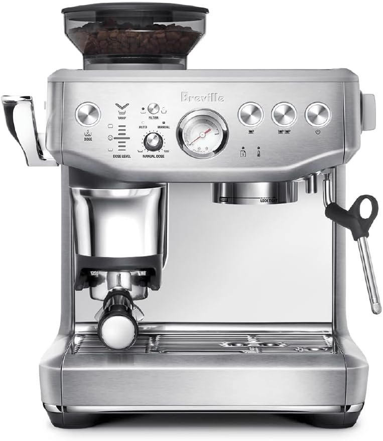 Breville Barista Express Impress Espresso Machine – Integrated Grinder with Assisted Tamping
