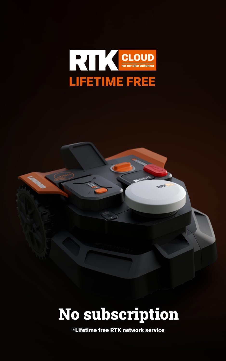 WORX WO7144 Robot Lawn Mower – Wire-Free RTK Cloud Navigation with AI Vision for 1/4 Acre – WO7144 - Image 5