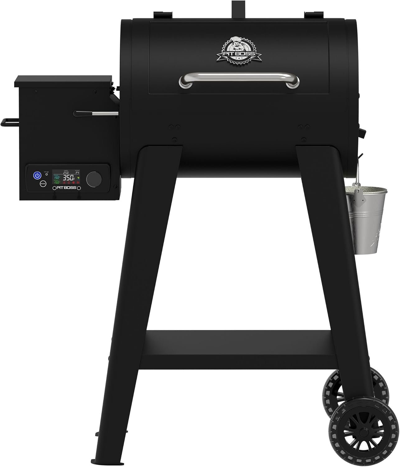 Pit Boss 500 FB2 Series Wood Pellet Grill & Smoker – 518 Sq In with Flame Broiler & LCD Digital Controller – 11086