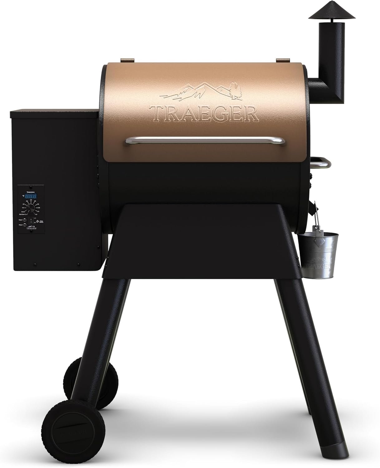 Traeger Pro 22 Wood Pellet Grill & Smoker – 6-in-1 BBQ with 572 Sq In Cooking Area & Digital Pro Controller – TFB57PZBO