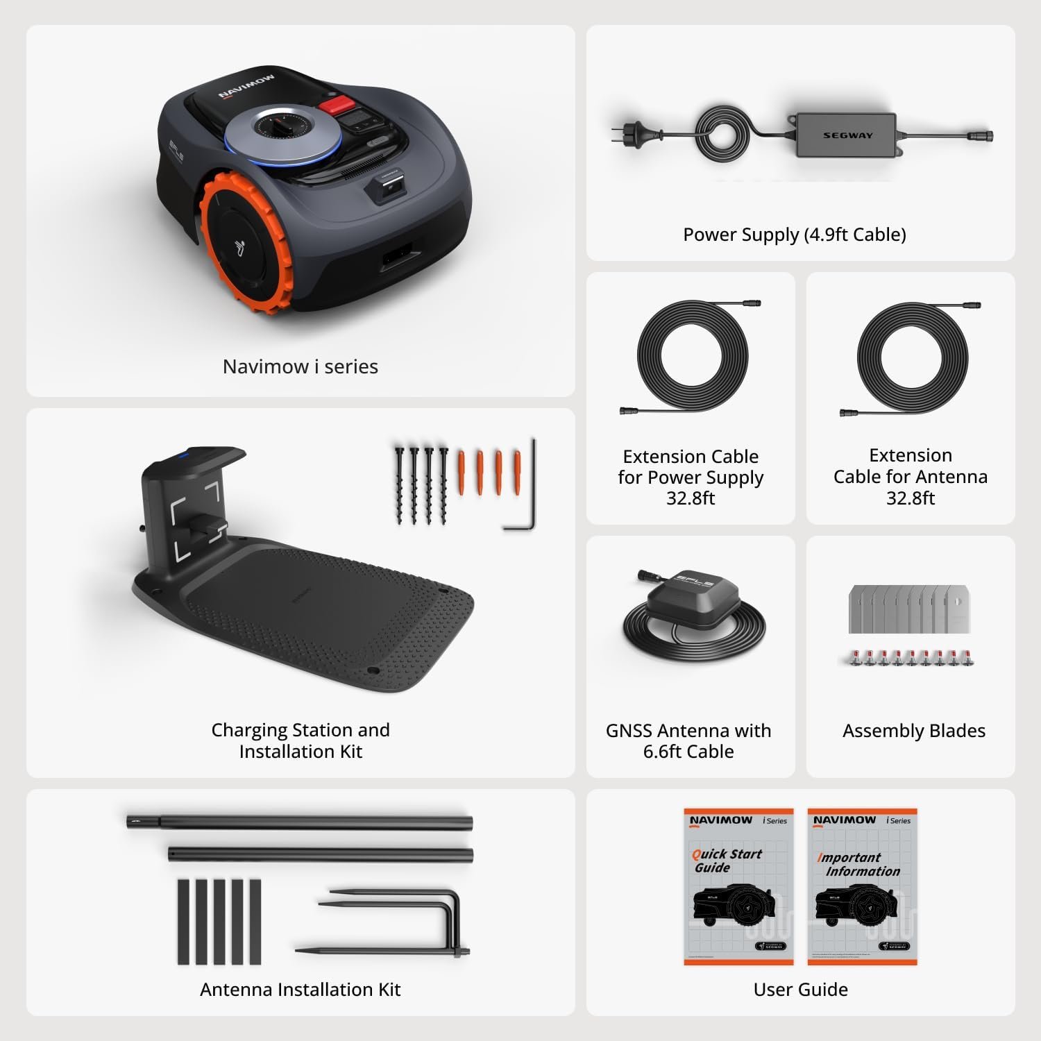 NAVIMOW Robot Lawn Mower – Wire-Free RTK+Vision Mower with AI Mapping & App Control for 1/4 & 1/8 Acre - Image 7