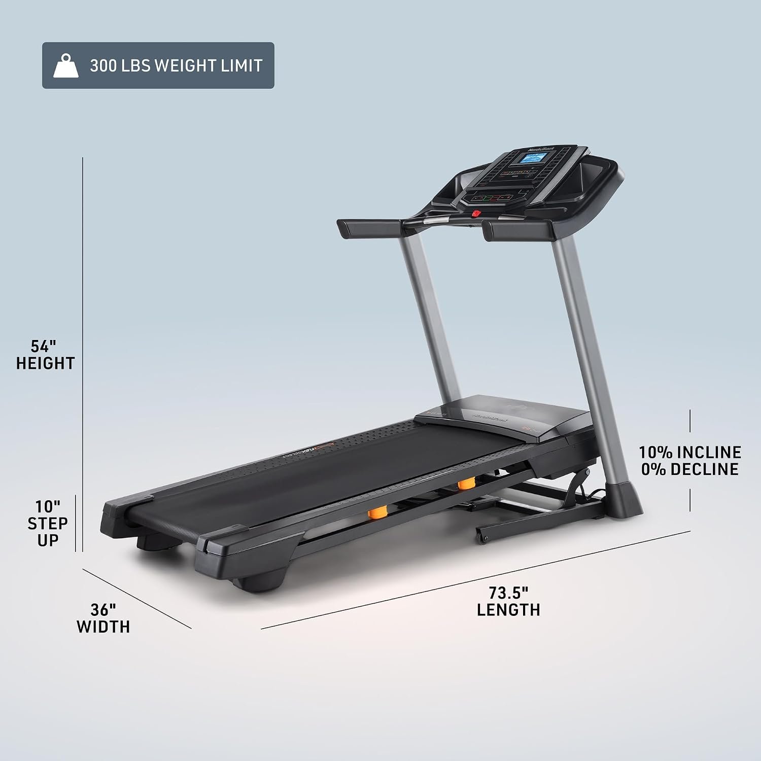NordicTrack T Series Treadmill – Folding Treadmill with iFIT & Auto Incline – T5 / T6.5S / T10 / T16 - Image 6