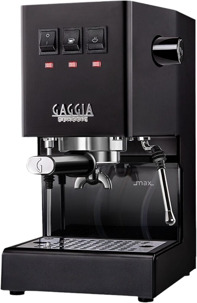 Gaggia Classic Evo Pro Espresso Machine – Commercial Components with 9 Bar Extractions