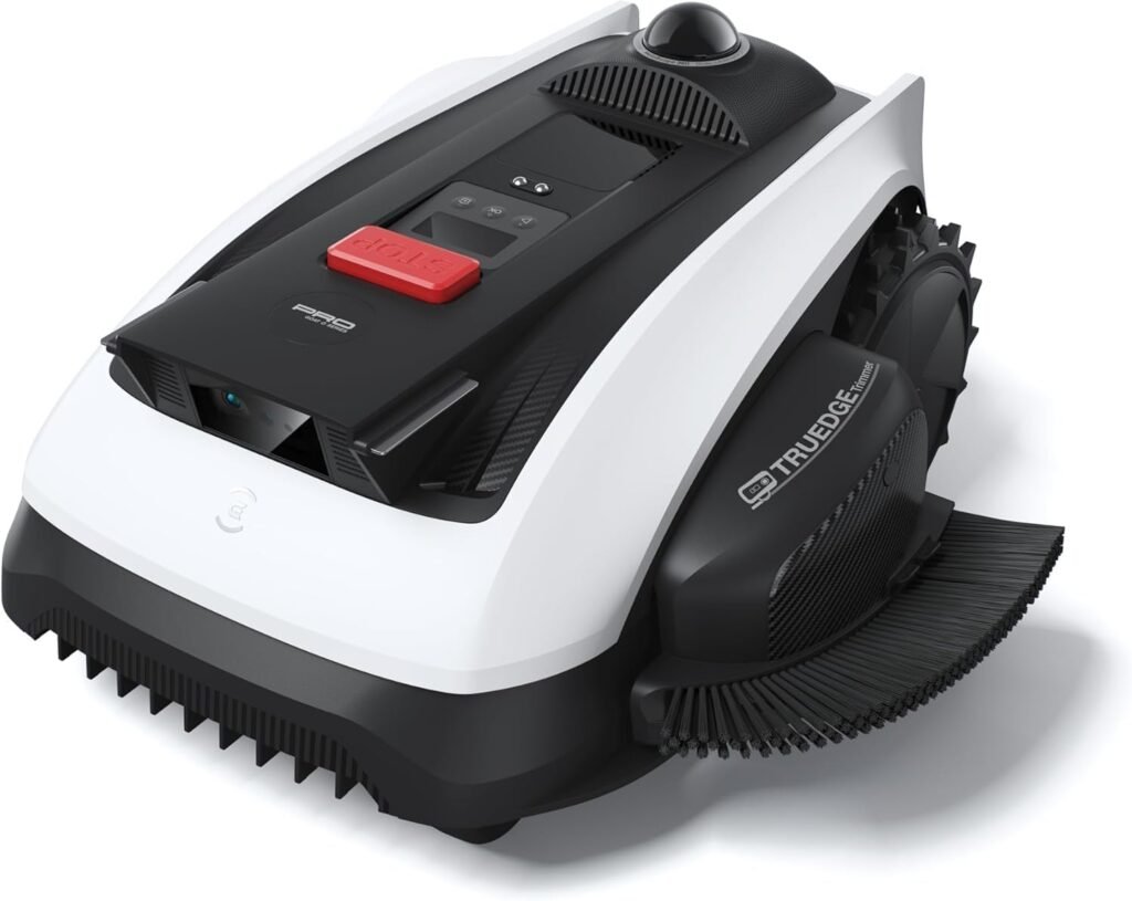 ECOVACS GOAT O1000 LiDAR PRO Robot Lawn Mower – Wire-Free LiDAR Navigation with AI Obstacle Avoidance & Edge Trimming for 1/4 Acre
