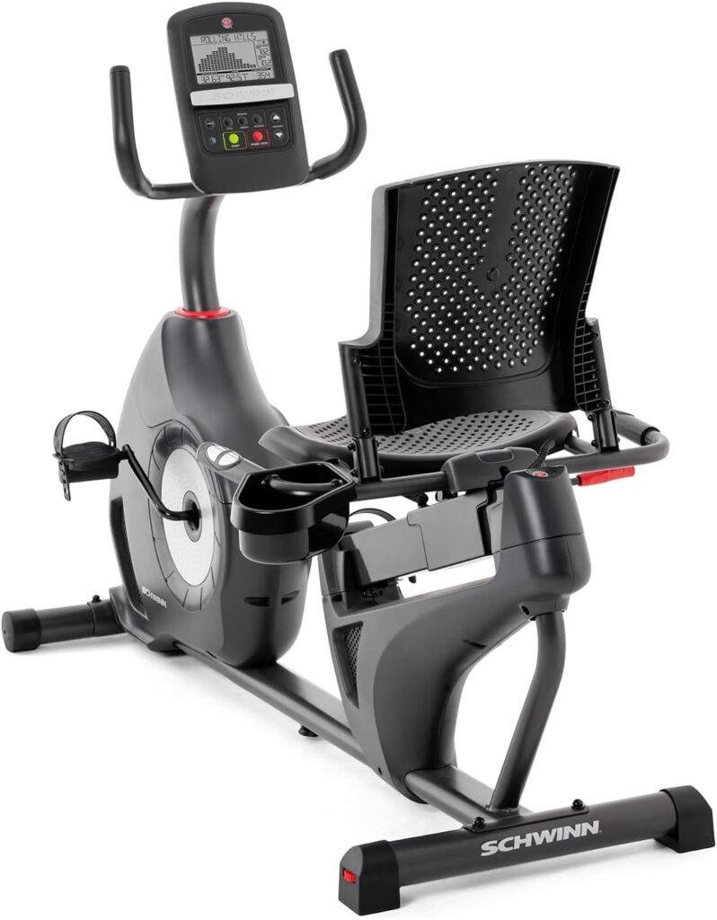 Schwinn Fitness 230 Recumbent Bike with 16 Resistance Levels & Bluetooth Connectivity – 100932
