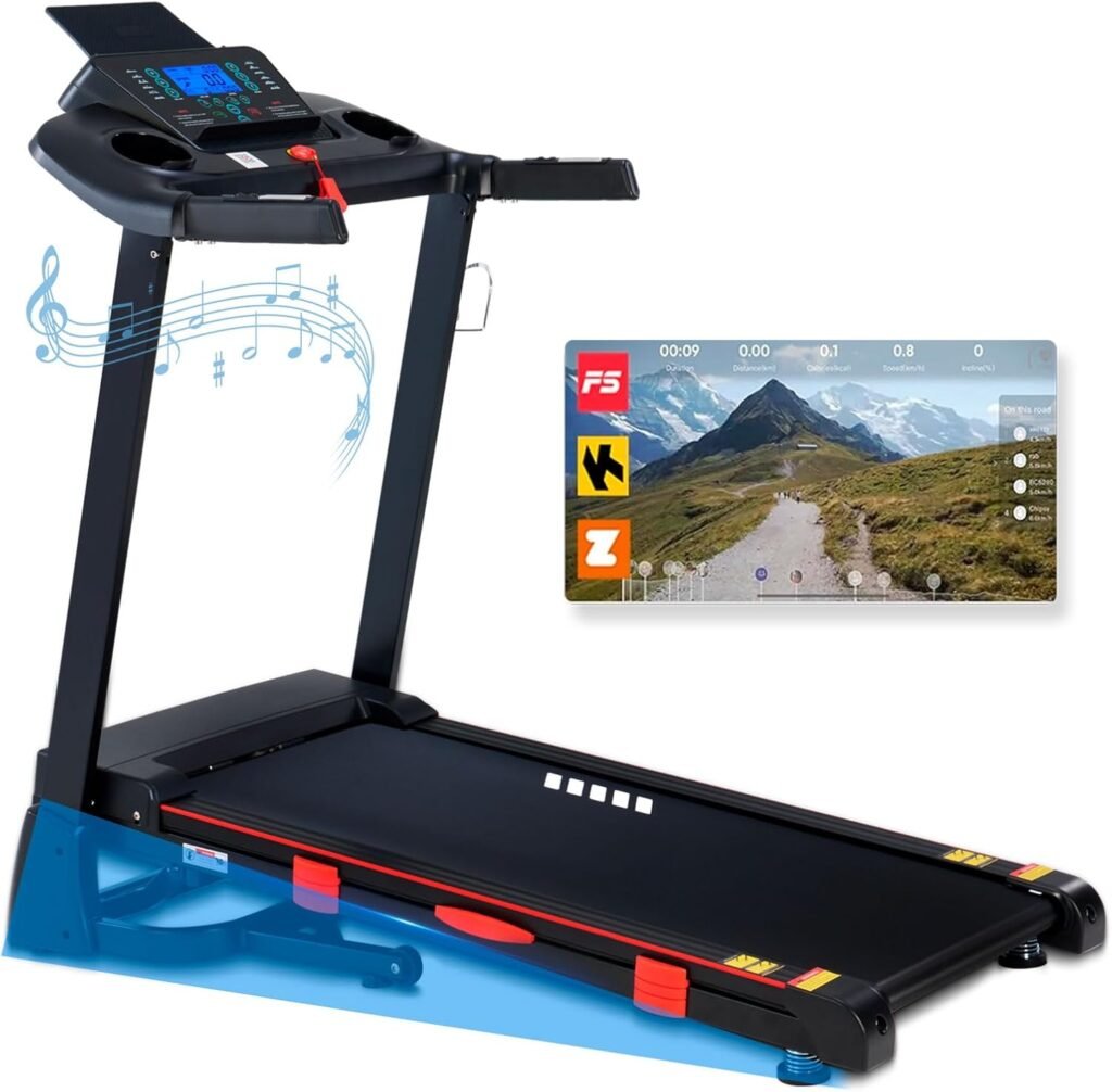 Ateedge Treadmill with 15% Auto Incline & 350 lb Capacity – 3.0HP Motor – USNC-CTM5311W