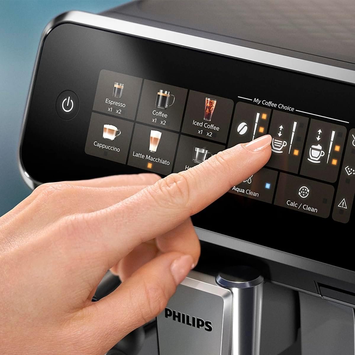 Philips 3300 Series Fully Automatic Espresso Machine with LatteGo Milk System - Image 6