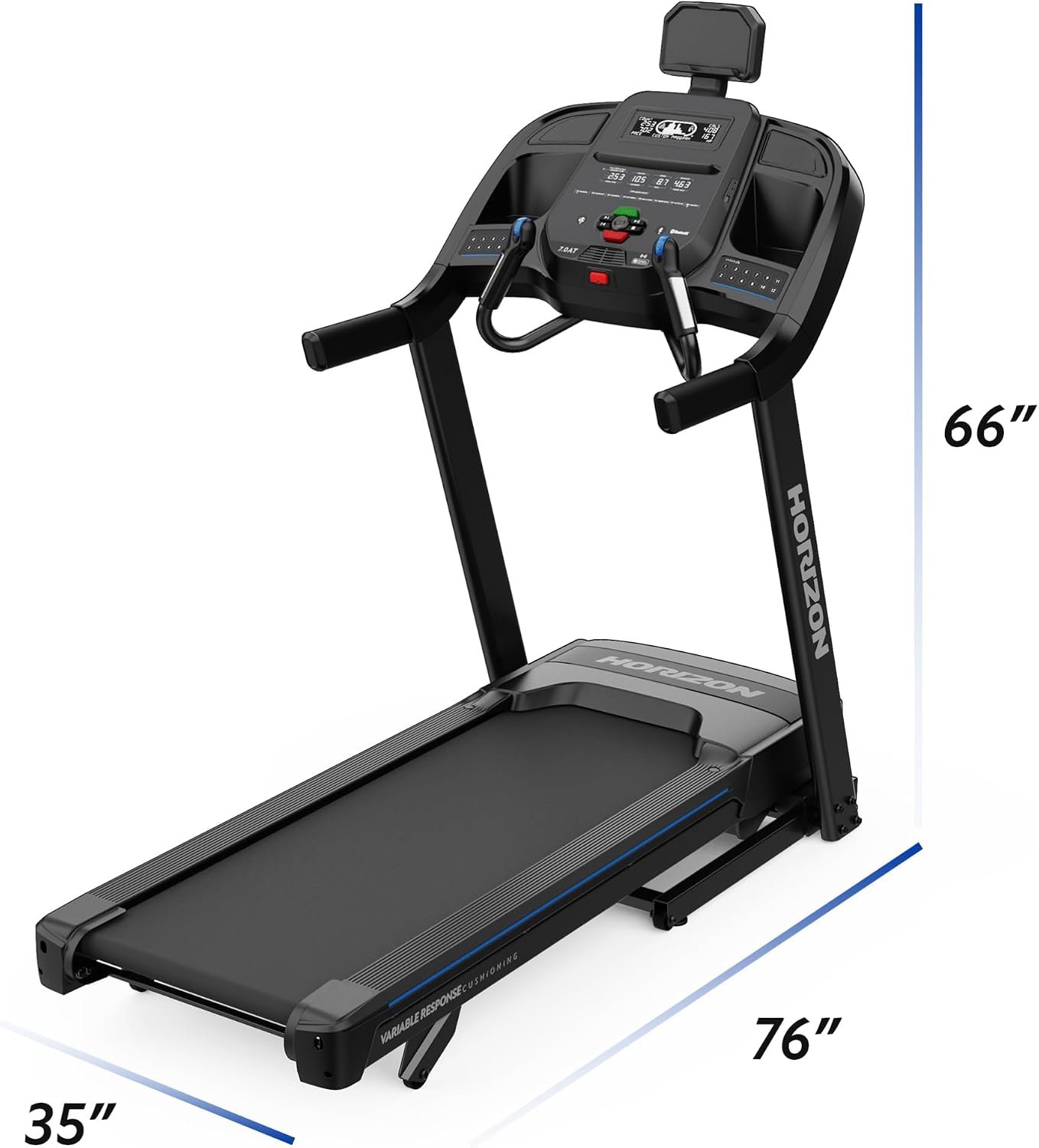 Horizon Fitness Treadmill – Folding Treadmill with Bluetooth & Cushioned Deck - Image 10
