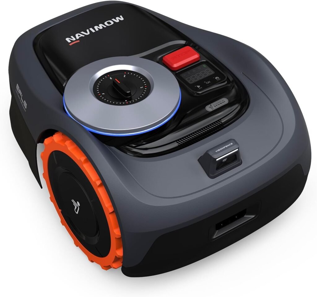 NAVIMOW Robot Lawn Mower – Wire-Free RTK+Vision Mower with AI Mapping & App Control for 1/4 & 1/8 Acre