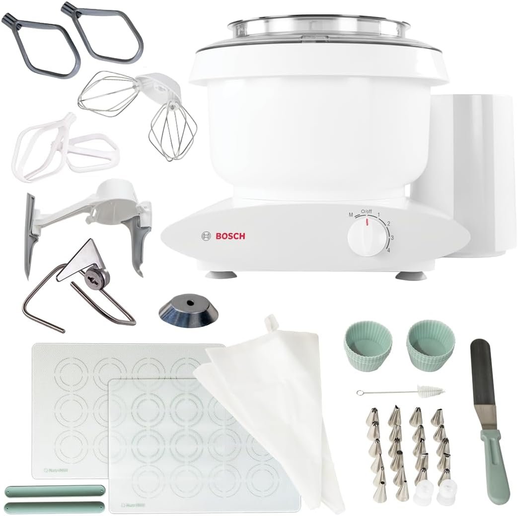 Bosch Universal Plus Stand Mixer with NutriMill Baker’s Pack – 500W Motor & 6.5 Qt Bowl - Image 11