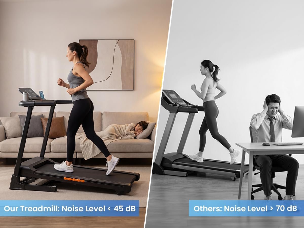 JAGJOG JT61 Foldable Treadmill with 15% Auto Incline & 3.0HP Motor – JT61 - Image 9