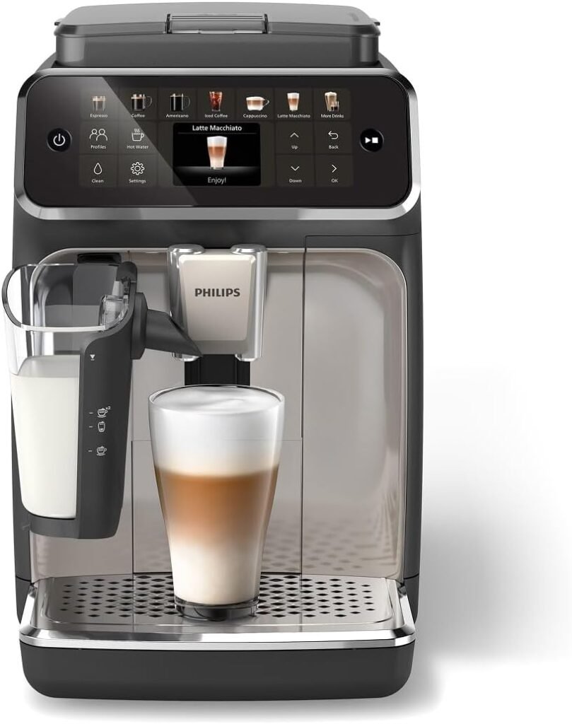 Philips 4400 Series Fully Automatic Espresso Machine with LatteGo Milk System
