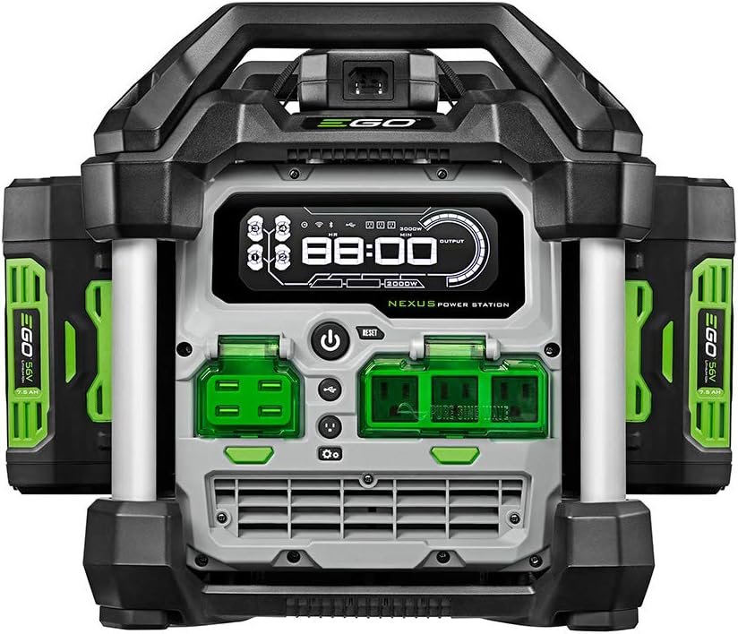 EGO POWER+ NEXUS 3000W Portable Power Station – Battery-Powered Inverter with 2× 7.5Ah Batteries & Charger – PST3042 - Image 12