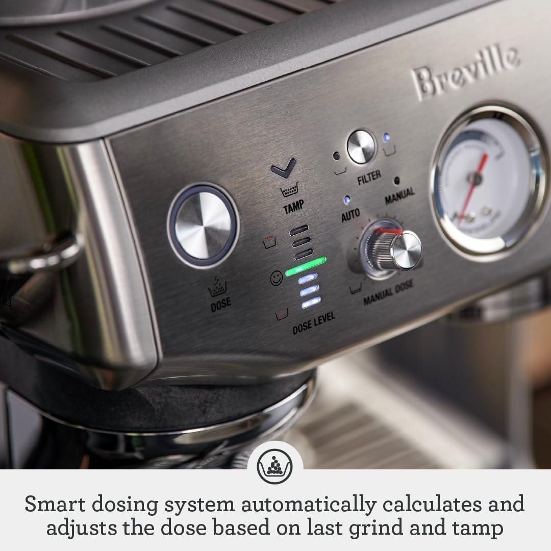 Breville Barista Express Impress Espresso Machine – Integrated Grinder with Assisted Tamping - Image 7