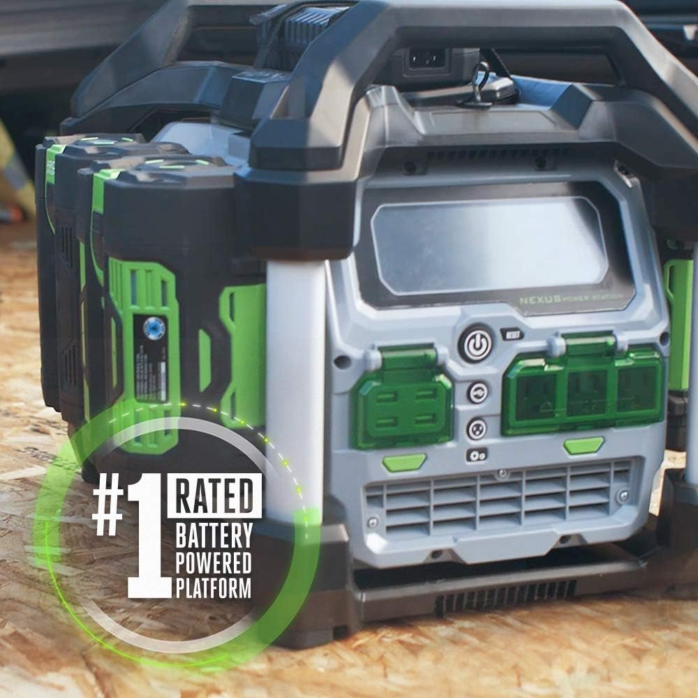 EGO POWER+ NEXUS 3000W Portable Power Station – Battery-Powered Inverter with 2× 7.5Ah Batteries & Charger – PST3042 - Image 2