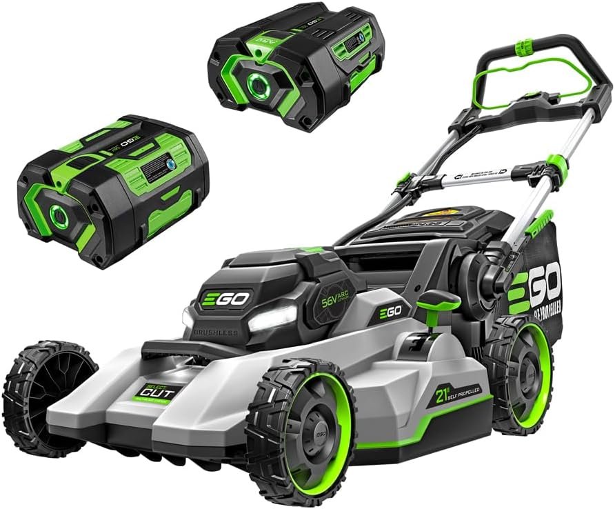 EGO Power+ 21″ Self-Propelled Cordless Lawn Mower with 7.5Ah & 5.0Ah Batteries – LM2135SP