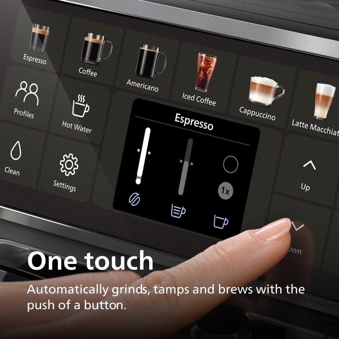 Philips 4400 Series Fully Automatic Espresso Machine with LatteGo Milk System - Image 3