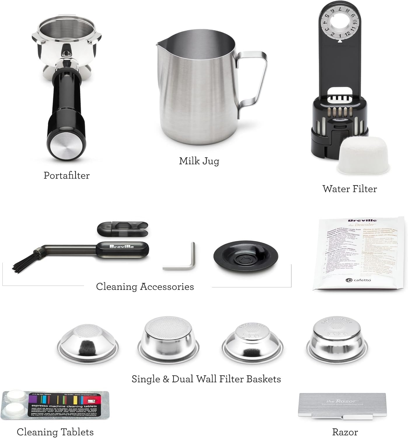 Breville Barista Express Impress Espresso Machine – Integrated Grinder with Assisted Tamping - Image 9