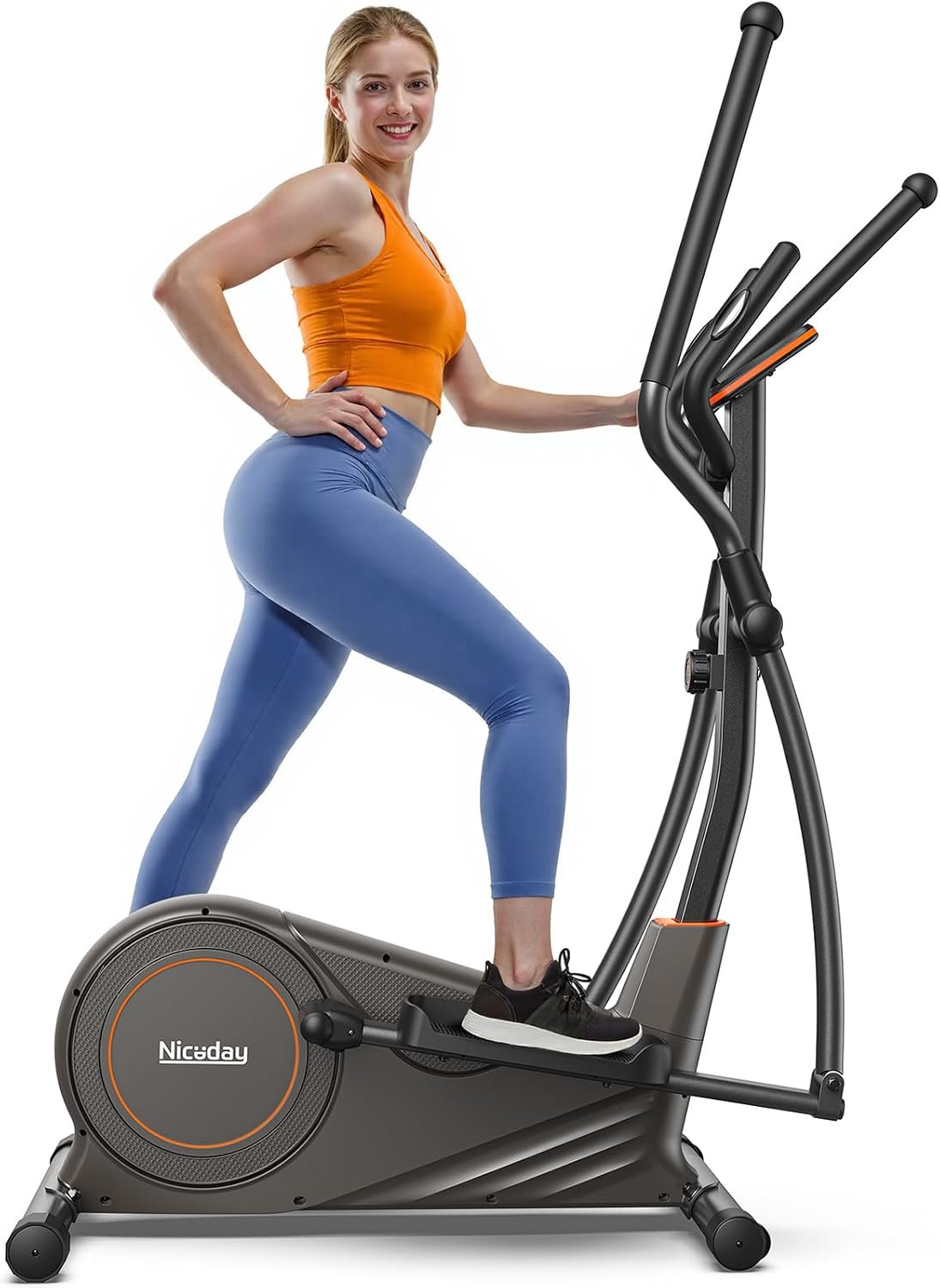 Niceday Elliptical Machine with 15.5″ Stride & 16 Resistance Levels – CT11S-15.5IN