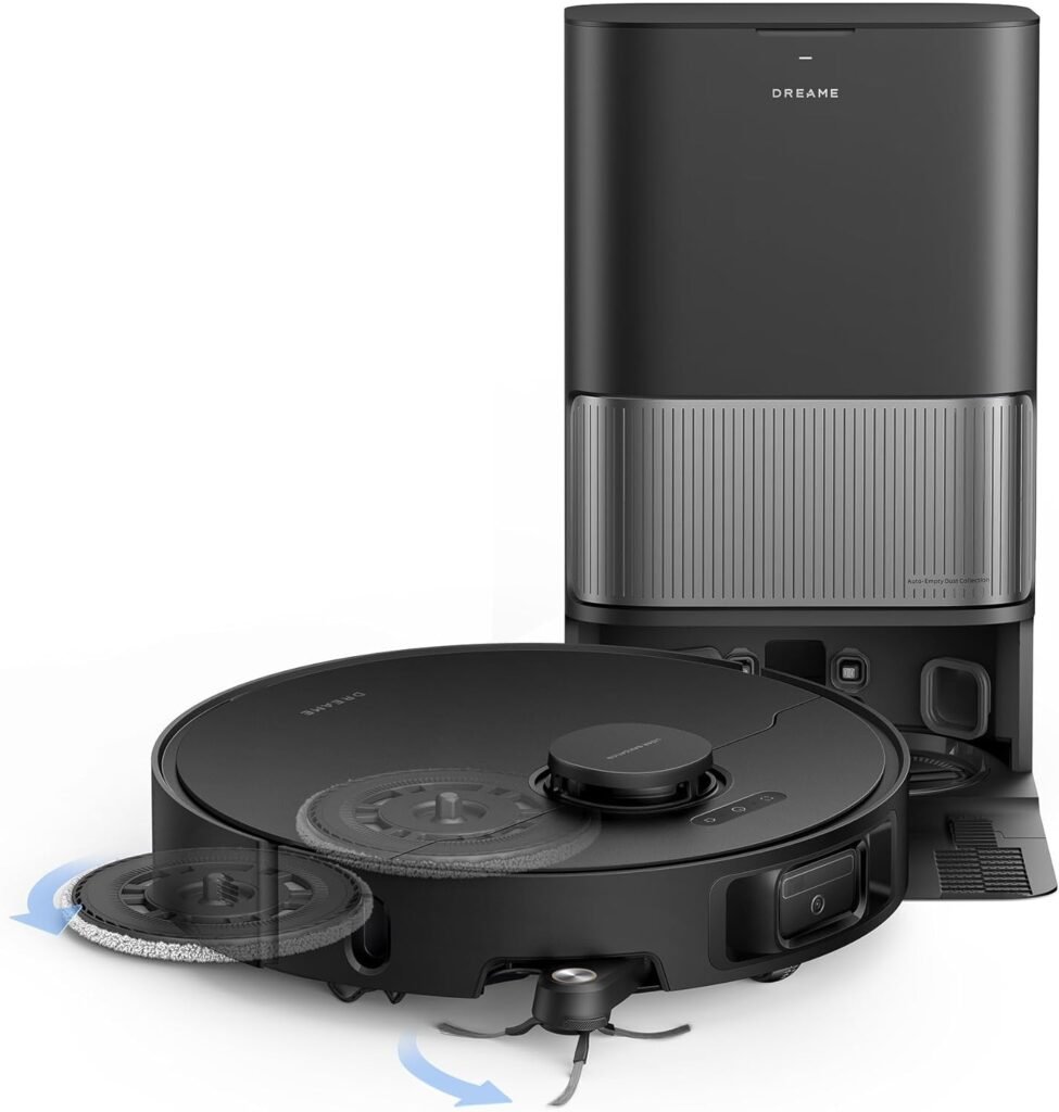 dreame L40s Ultra Robot Vacuum and Mop – 19,000Pa Vormax Suction with Auto-Empty PowerDock & HyperStream Detangling DuoBrush – RLL22SE