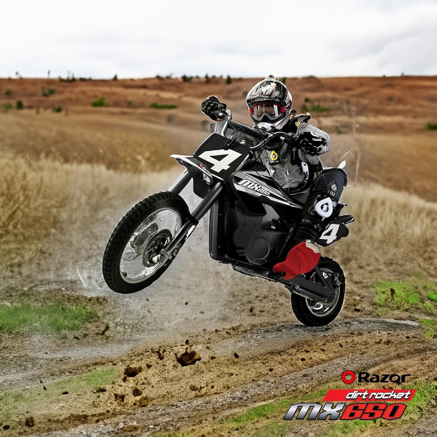 Razor MX650 Dirt Rocket Electric Motocross Bike – 650W Motor with 36V Battery & 17 MPH – MX650 - Image 5