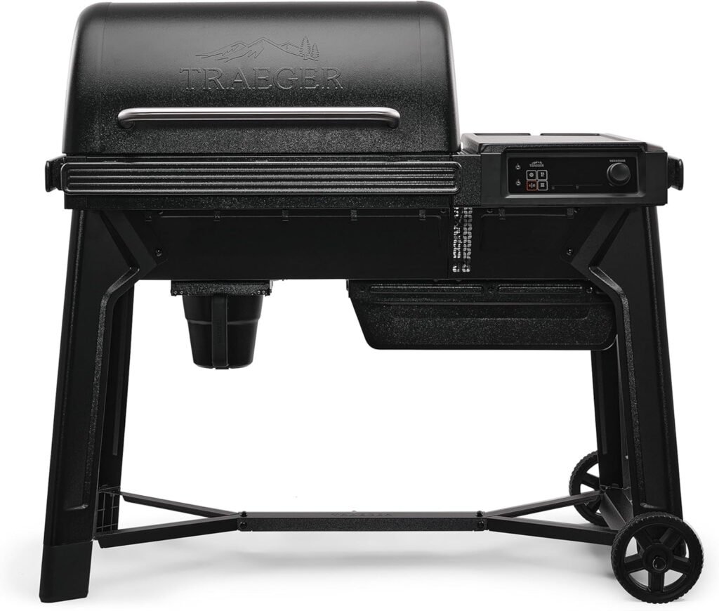Traeger Woodridge Wood Pellet Grill & Smoker – 860 Sq In with WiFIRE App Control & 6-in-1 Versatility – TFB86MLH