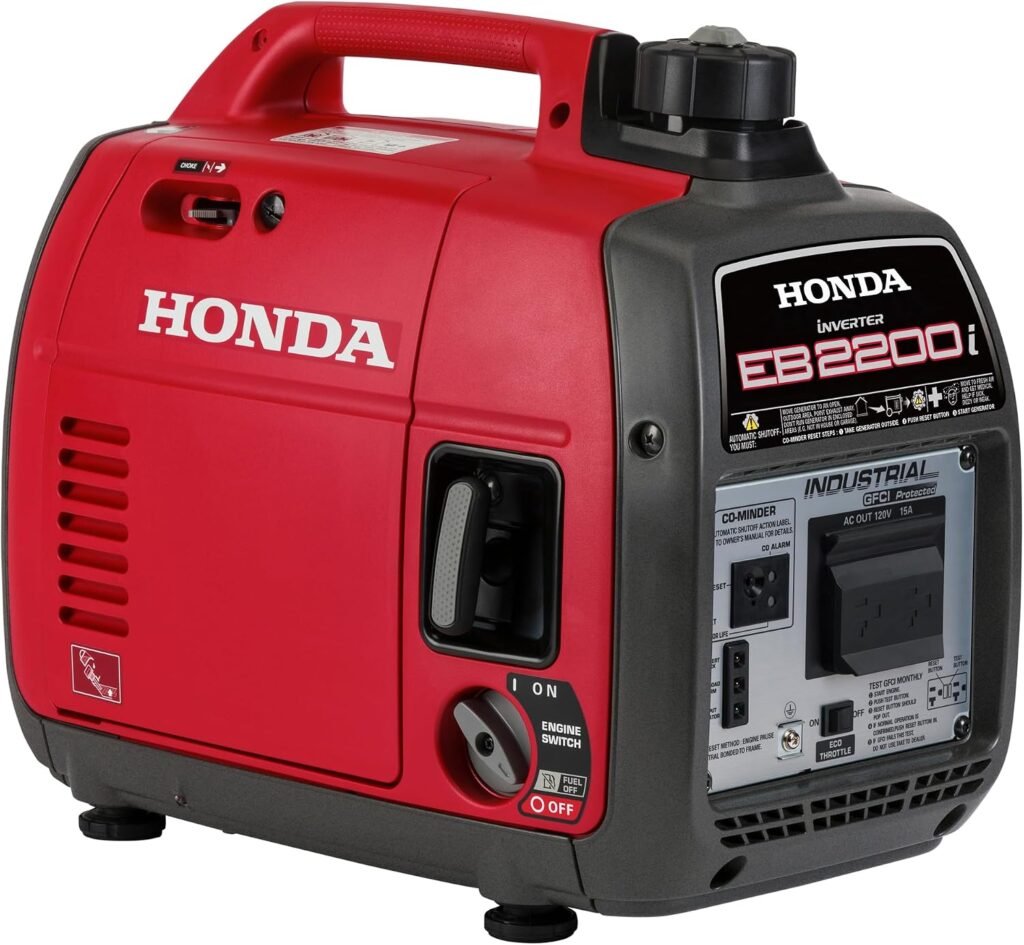 Honda EB2200i Industrial Inverter Generator – 2200W with CO-MINDER & GFCI – EB2200ITAN