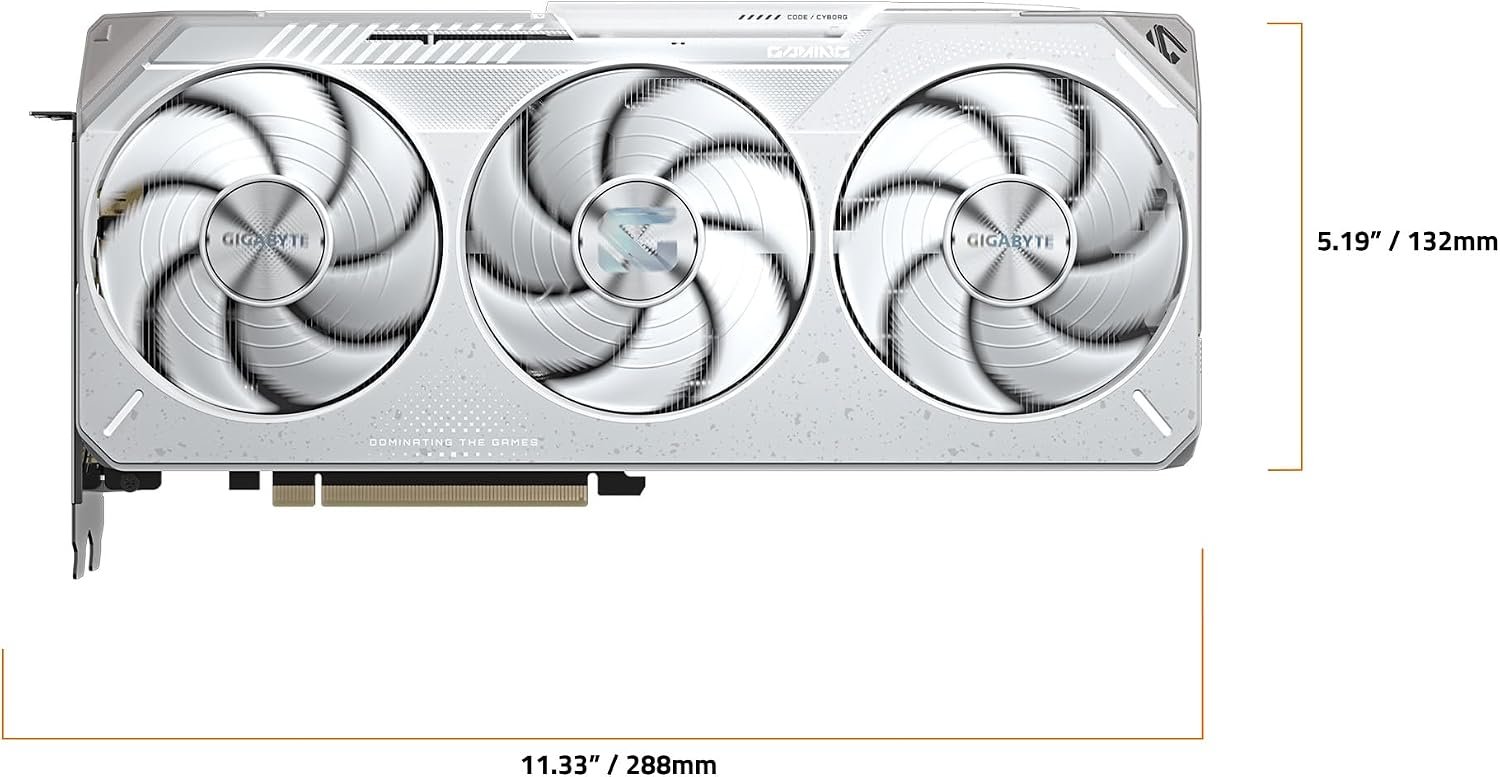GIGABYTE Radeon RX 9070 XT Gaming OC ICE 16G Graphics Card – 16GB GDDR6, WINDFORCE Cooling, Dual BIOS – GV-R907XGAMINGOCICE-16GD - Image 12
