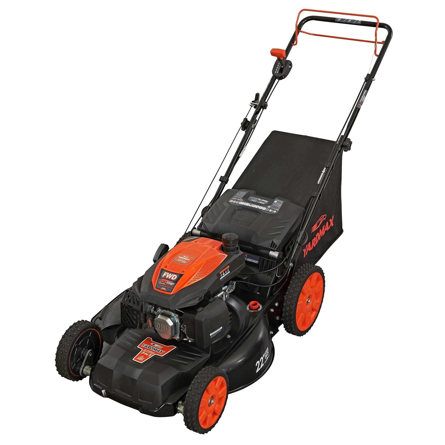 YARDMAX 22″ Select PACE 6-Speed CVT Self-Propelled Gas Lawn Mower with 201cc Engine – YG2860 - Image 10