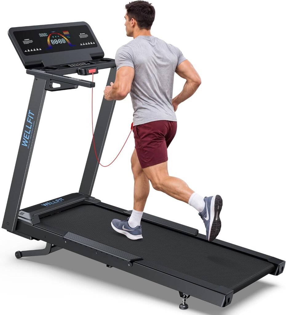 WELLFIT TM029 Treadmill – 15% Auto Incline with 4.5HP Motor & 500 lb Capacity – TM029