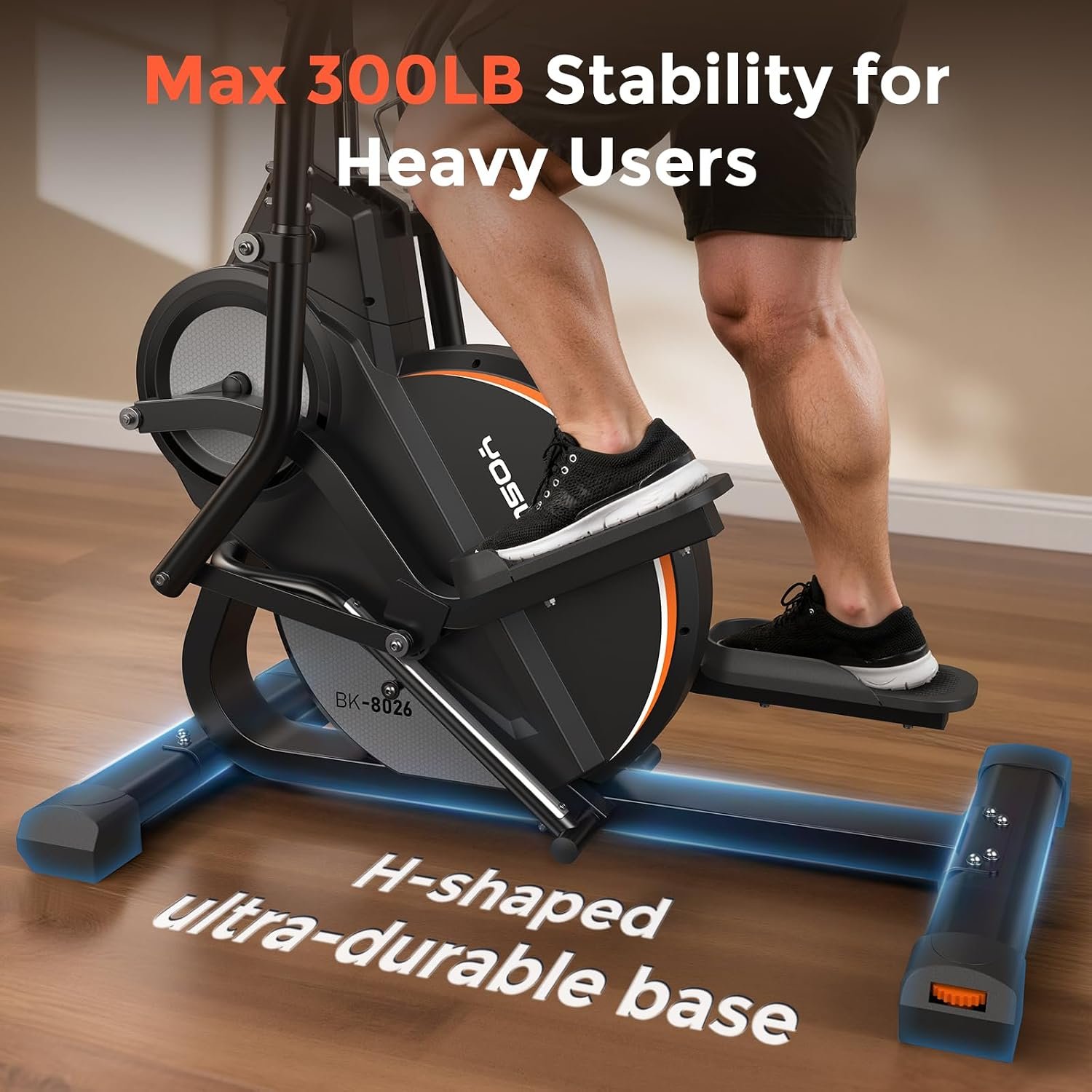 YOSUDA DSJ-01 Elliptical Machine – 3-in-1 with 45° Incline & 16 Resistance Levels – DSJ-01 - Image 6