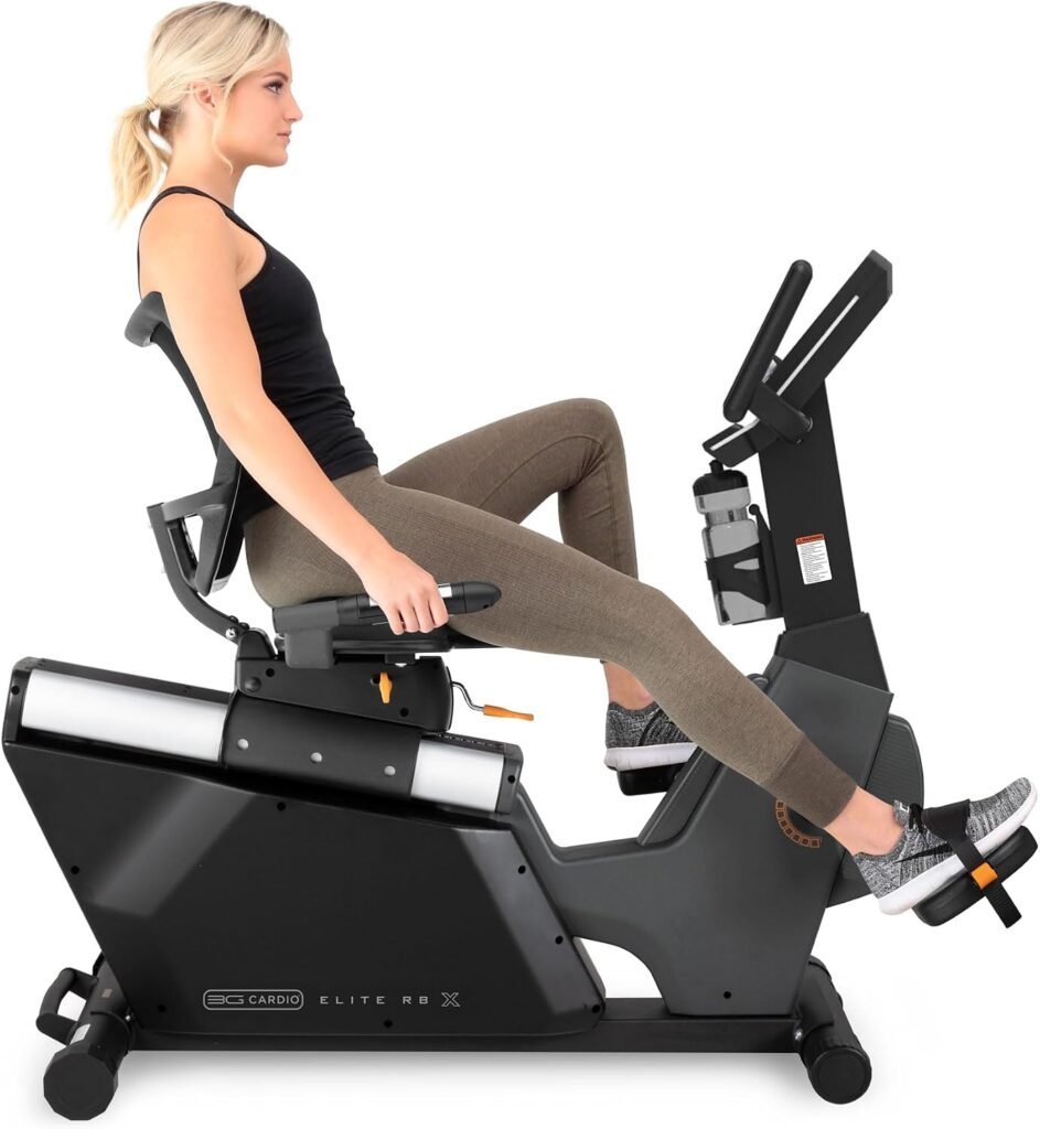 3G Cardio Elite RB Recumbent Exercise Bike with 16 Resistance Levels & FTMS Bluetooth – Elite RB