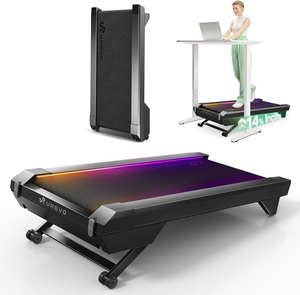 UREVO CyberPad Smart Walking Pad with 14% Auto Incline & Brushless Motor – URTM051