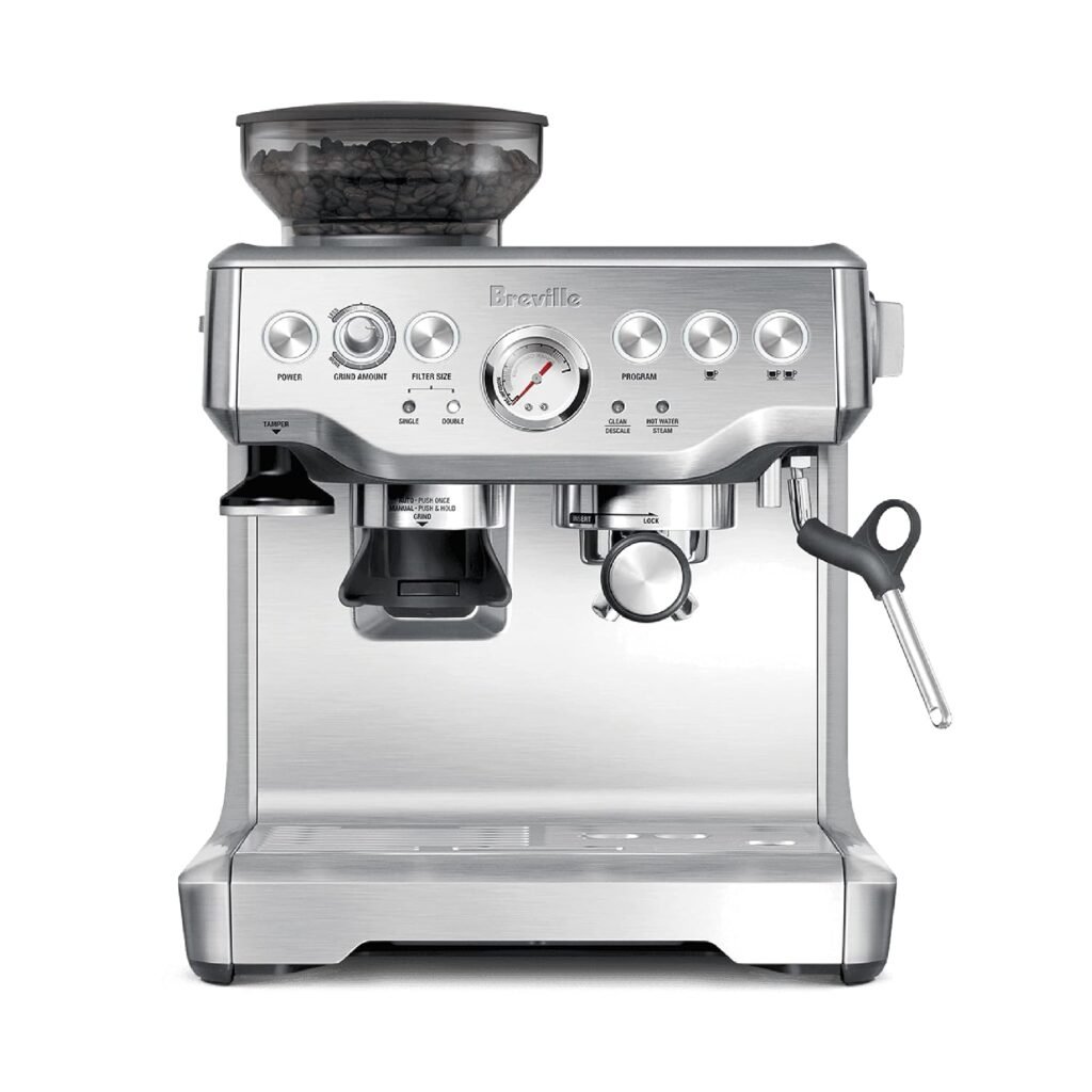 Breville Barista Express Espresso Machine – Built-in Conical Burr Grinder with 1600W
